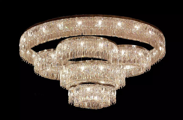Chandelier for the foyer Crystal shiny new Indoor area Luxury new