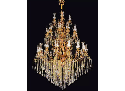 Chandelier Crystal Living room Ceiling light Large Villa Lamps 160x280