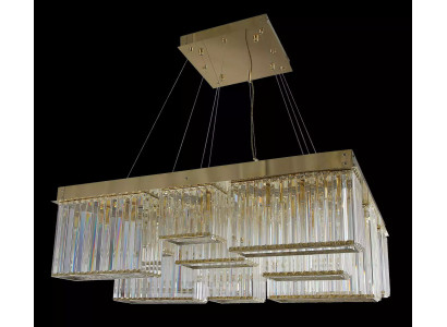 Chandelier Gold Color Beautiful Ceiling Crystal Lamp Living room Luxury