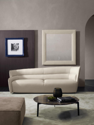 Sofa 3 Seat Couch Leather White Living room Furniture Sofas Couch Italian Prianera