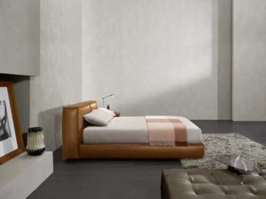 Double bed Upholstery Bed Luxury Bedroom Beds Double Bed Frame Brown Furniture
