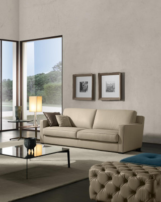 Design Textile 3 Seater Gray Couch Elegant Sofa Upholstery Prianera Living room