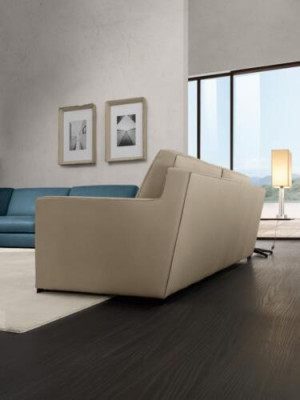 Design Textile 3 Seater Gray Couch Elegant Sofa Upholstery Prianera Living room