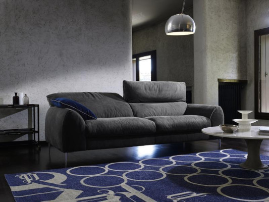 Three Seater Sofa 3 Seater Sofas Upholstery Prianera Furniture Luxury Textile Couches Gray
