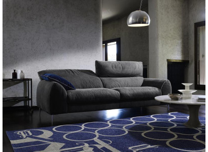 Three Seater Sofa 3 Seater Sofas Upholstery Prianera Furniture Luxury Textile Couches Gray