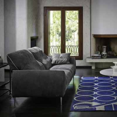 Three Seater Sofa 3 Seater Sofas Upholstery Prianera Furniture Luxury Textile Couches Gray