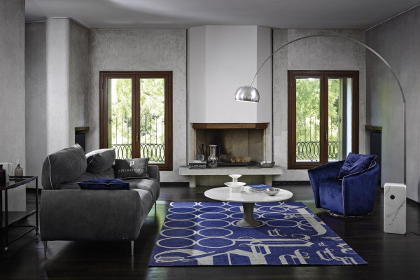 Three Seater Sofa 3 Seater Sofas Upholstery Prianera Furniture Luxury Textile Couches Gray
