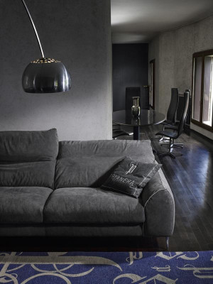 Three Seater Sofa 3 Seater Sofas Upholstery Prianera Furniture Luxury Textile Couches Gray