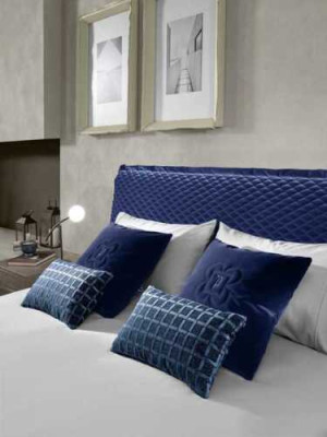 Double bed Beds Bed Frame Bed Wood Bedroom Blue Classic Prianera new