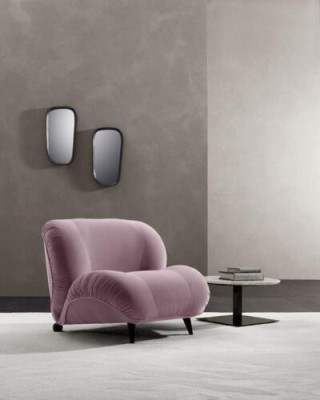 Armchair Single Seater Luxury Upholstery Furniture Living room Single Seater Armchair Textile Lounge