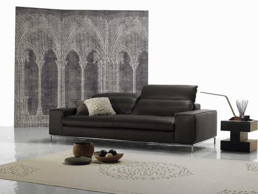 Modern Sofa 2 Seat Luxury Leather Sofas Two-seater Living room Design Prianera Couch