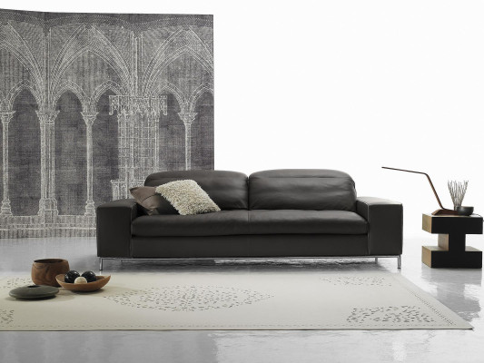 Modern Sofa 2 Seat Luxury Leather Sofas Two-seater Living room Design Prianera Couch