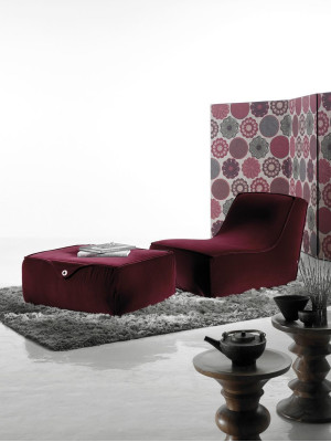 Design Armchair Stool Luxury Single Seater Modern Gray Leather Furniture Single Seater Prianera