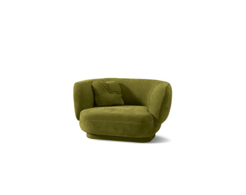 Armchair Seat Green Prianera Design Living room Upholstery Single Seater Furniture Luxury Style