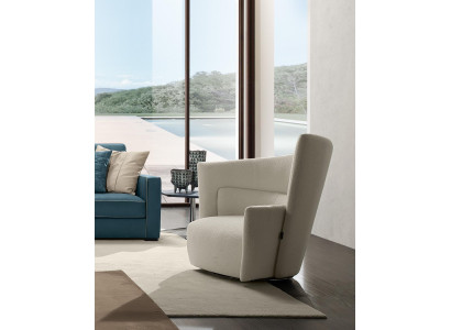Armchair Seat Modern Design Living room White Italian Style Luxury Prianera new