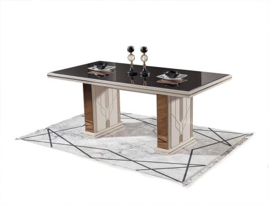 Luxury Dining room Set Dining table with 4x Chairs new Complete Furniture 5pcs.