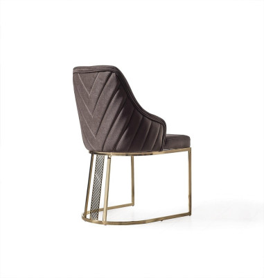 Modern Dining room chair Kitchen chairs Luxury Design Chair Armchairs Brown new