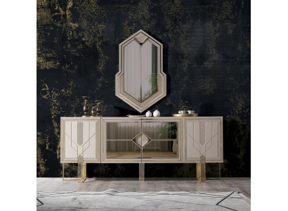 Chest of drawers with Mirror Sideboard Sideboards Wood Wardrobe Furniture Chests of drawers new