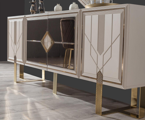 Chest of drawers with Mirror Sideboard Sideboards Wood Wardrobe Furniture Chests of drawers new