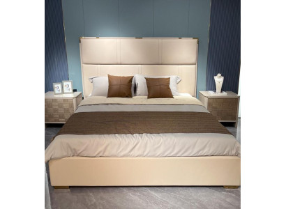 Bedroom Set Bed 2x Bedside table Design Modern Luxury Beds 3pcs