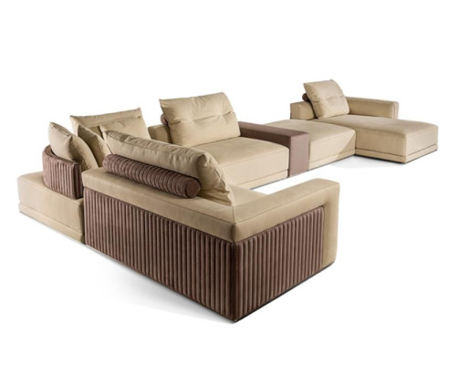 Living room Corner sofa U-shape Couch Seat Upholstery Suite Modern Sofa new
