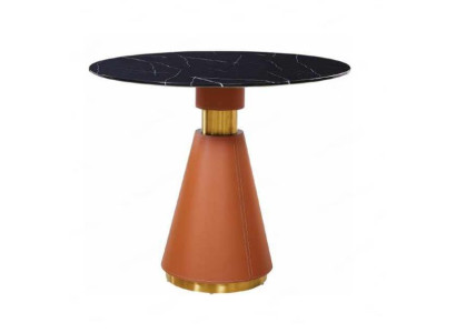 Dining room table Round Dining table Black Round Table Style Modern stainless steel Luxury