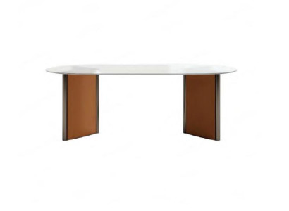 Luxury Modern Dining table Dining room Style Modern Furniture Oval Tables Wood