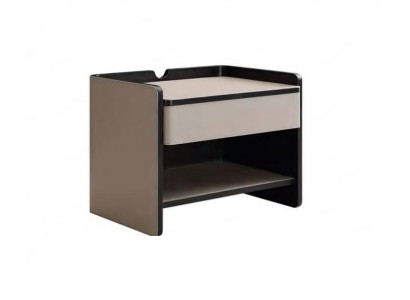 Bedroom Bedside table Modern Wood beige Luxury Side tables Furniture