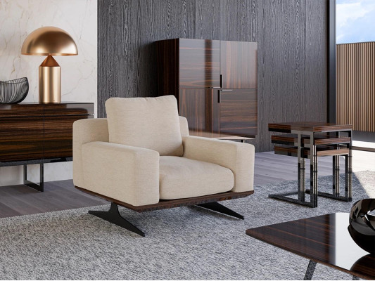 Designer Armchair Living room Furnishings Textile lModern Upholstered furniture new
