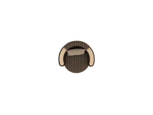Luxury Upholstery Seat Design Brown Armchair Upholstered furniture Living room Furnishings