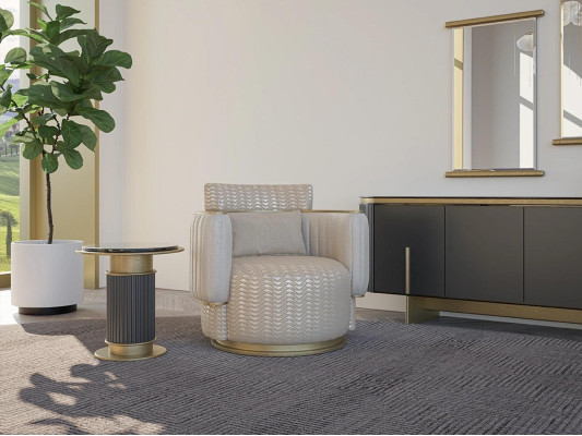 Beige Armchair Living room Luxury Upholstered furniture Design Modern Furnishings new