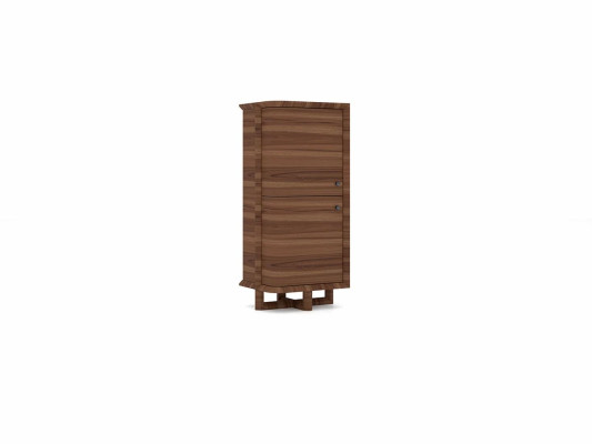 Dining room 2x Wardrobe Wood Braun Furniture new Luxury Furnishings wooden cabinet