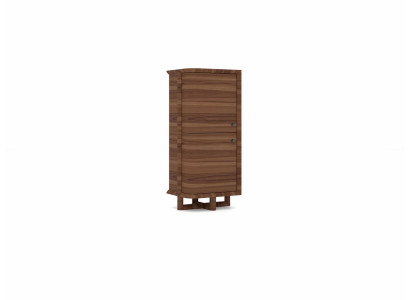 Dining room 2x Wardrobe Wood Braun Furniture new Luxury Furnishings wooden cabinet