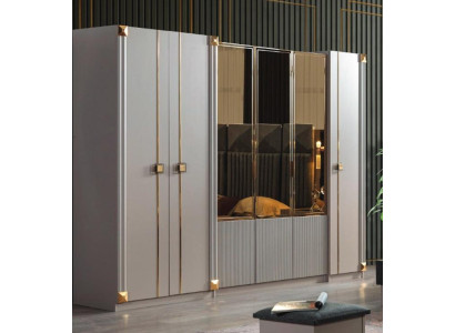 Designer Wardrobe Bedroom Luxurious Cabinets Style Wooden Furniture