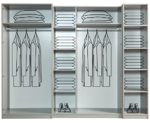 Designer Wardrobe Bedroom Luxurious Cabinets Style Wooden Furniture