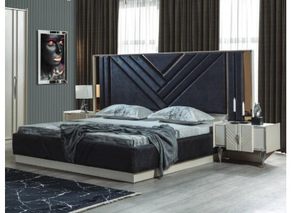 Blue's Bed Designer Bed frame Bedroom Furniture Luxury Bedside tables