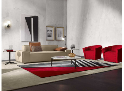 Living room Sofa 3 Seater Couch Furniture Wood Beige Upholstery Furniture Sofa Couches new