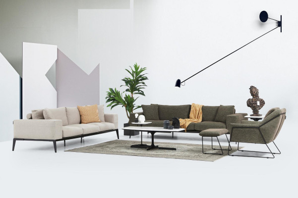 Modern sofa set three-seater two-seater armchair complete set sofa set