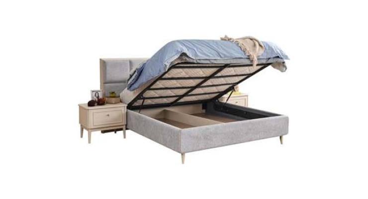 Bedroom Set Luxury Complete's Bed 2x Bedside table Wardrobe Modern 4-piece