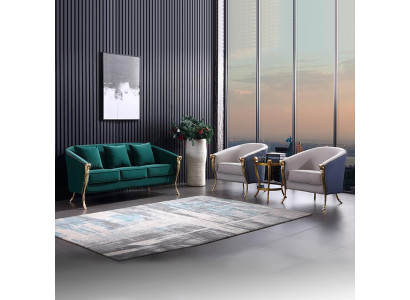 Luxury Sofa set 3+1+1 Seater Green Seat Furniture Living room Furniture Modern
