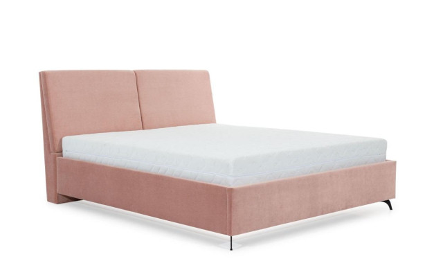 Bedroom Set Pink Bed Wood 2x Bedside tables Elegant Modern Luxury new 3-piece.