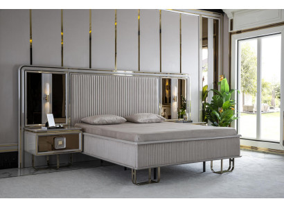 Bed White Beautiful Design Modern Double Beds Bedroom Elegant Furniture new