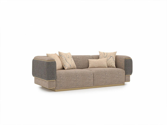 Sofa set 4-piece upholstered sofa living room three-seater sofa design modern armchair