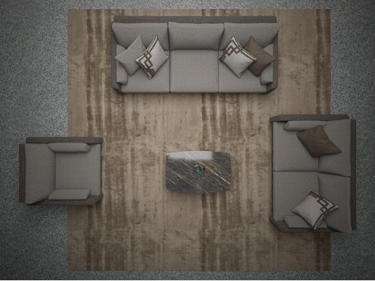 Gray Sofa set 4pcs Living room Armchair Furnishings Luxury Design Sofas new