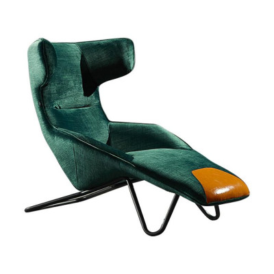 Luxury Green Armchair 1-Seater Living room Upholstery Seating Furniture Upholstered Armchair