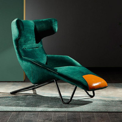 Luxury Green Armchair 1-Seater Living room Upholstery Seating Furniture Upholstered Armchair