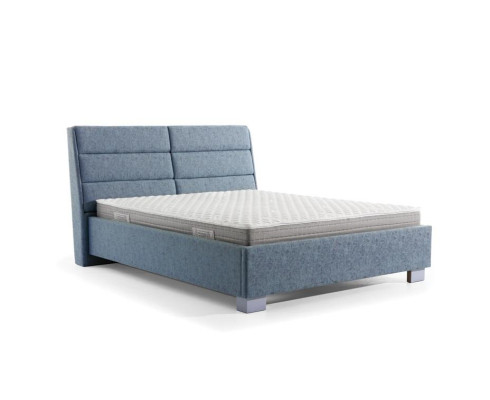 Bedroom Set Blue Bed Beautiful 2x Bedside tables Complete Set Luxury new 3-piece.