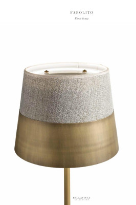 Standing Light Fixture Stand Lamp Brass Floor Lamp Hallway Lamp Bellavista Collection