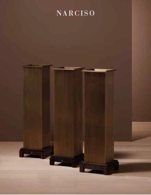 Flower pot home decor living room imitation brass new color brown