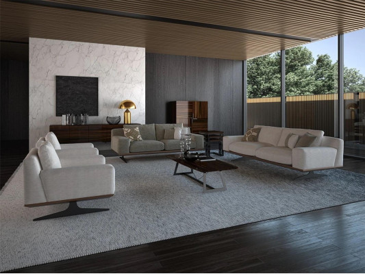 Living room set 6-piece luxury sofa set modern three-seater sofa designer upholstery